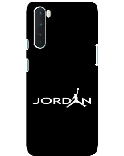 Чехол для OnePlus Nord с картинкой «Jordan White Logo»