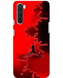 Чехол для OnePlus Nord с картинкой «Jordan Red Smoke»