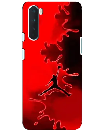 Чехол для OnePlus Nord с картинкой «Jordan Red Smoke»