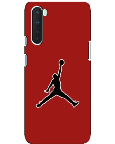Чехол для OnePlus Nord с картинкой «Jordan Red Back»