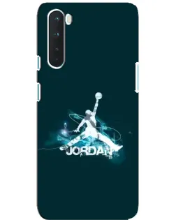 Чехол для OnePlus Nord с картинкой «Jordan Blue Fire»