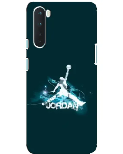 Чехол для OnePlus Nord с картинкой «Jordan Blue Fire»