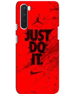 Чехол для OnePlus Nord с картинкой «Nike Just Do It»