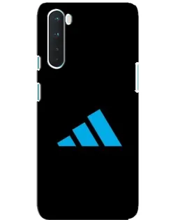 Чехол для OnePlus Nord с картинкой «Adidas Cyan Logo»