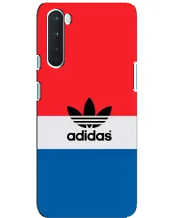 Чехол для OnePlus Nord с картинкой «Ретро блоки Adidas»