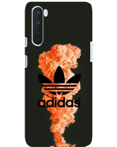 Чехол для OnePlus Nord с картинкой «Оранжевый дым Adidas» Чехол для OnePlus Nord с картинкой «Оранжевый дым Adidas»