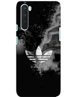 Чехол для OnePlus Nord с картинкой «Абстрактный дым Adidas»