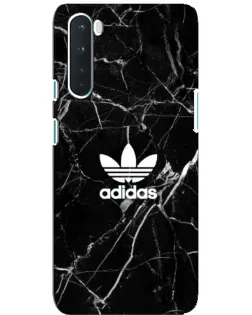 Чехол для OnePlus Nord с картинкой «Белый мрамор Adidas»