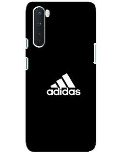 Чехол для OnePlus Nord с картинкой «Черная классика Adidas»