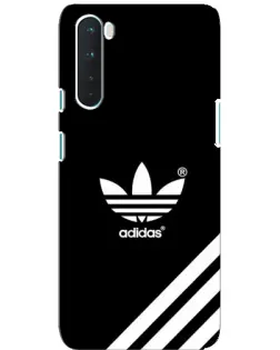 Чехол для OnePlus Nord с картинкой «Adidas с диагональными полосами»