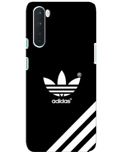 Чехол для OnePlus Nord с картинкой «Adidas с диагональными полосами» Чехол для OnePlus Nord с картинкой «Adidas с диагональными полосами»