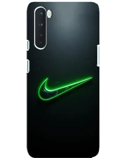 Чохол для OnePlus Nord з картинкою «Неоновий контур Nike» Чохол для OnePlus Nord з картинкою «Неоновий контур Nike»