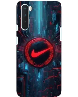 Чохол для OnePlus Nord з картинкою «Техногенний стиль Nike»