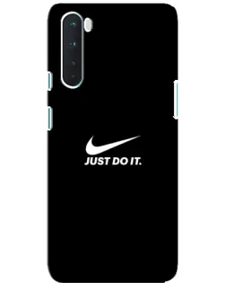 Чохол для OnePlus Nord з картинкою «Мінімалізм від Nike»