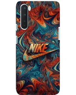 Чохол для OnePlus Nord з картинкою «Nike в абстракції»