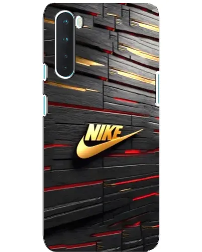 Чохол для OnePlus Nord з картинкою «Золотий Nike на металі» Чохол для OnePlus Nord з картинкою «Золотий Nike на металі»