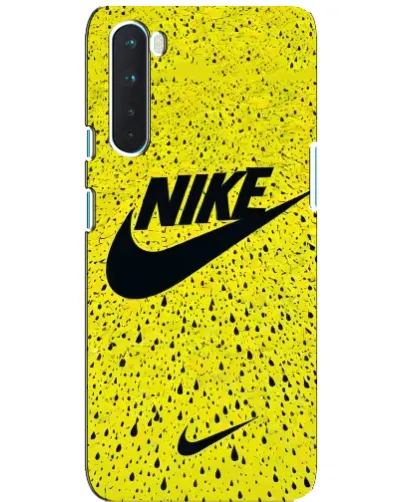 Чохол для OnePlus Nord з картинкою «Жовтий текстурний Nike» Чохол для OnePlus Nord з картинкою «Жовтий текстурний Nike»