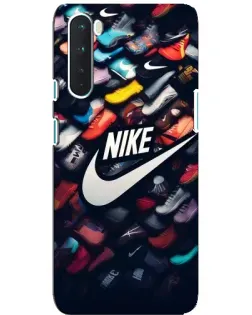 Чохол для OnePlus Nord з картинкою «Колекція кросівок Nike»