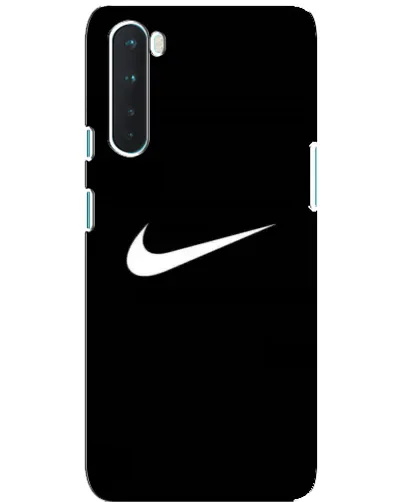 Чехол для OnePlus Nord с картинкой «Минималистический Найк» Чехол для OnePlus Nord с картинкой «Минималистический Найк»