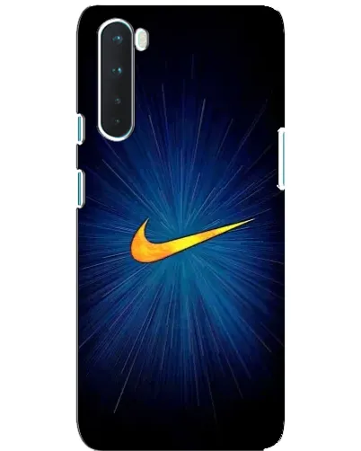 Чохол для OnePlus Nord з картинкою «Синій пульс Nike» Чохол для OnePlus Nord з картинкою «Синій пульс Nike»