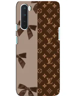 Чохол для OnePlus Nord з картинкою «Louis Vuitton — банти»