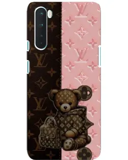 Чохол для OnePlus Nord з картинкою «Ведмедик у стилі LV»