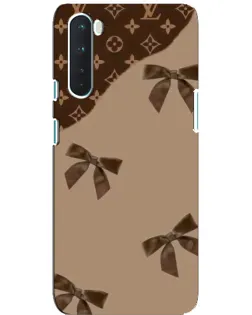 Чохол для OnePlus Nord з картинкою «LV — кавовий атлас»