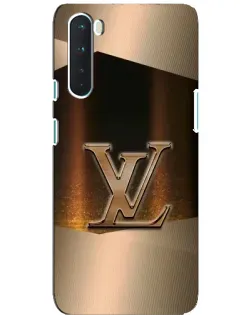 Чохол для OnePlus Nord з картинкою «LV — золоте сяйво»