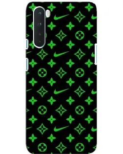Чохол для OnePlus Nord з картинкою «Неоновий принт LV»
