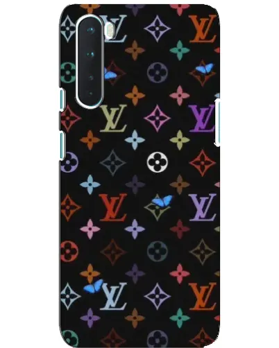 Чохол для OnePlus Nord з картинкою «Кольорова монограма LV» Чохол для OnePlus Nord з картинкою «Кольорова монограма LV»