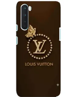 Чохол для OnePlus Nord з картинкою «LV — золота печатка»