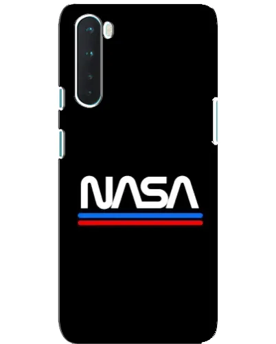 Чехол для OnePlus Nord с картинкой «NASA — классика Red Blue» Чехол для OnePlus Nord с картинкой «NASA — классика Red Blue»