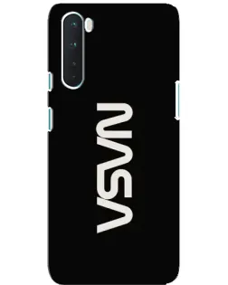 Чохол для OnePlus Nord з картинкою «NASA — вертикальний логотип»