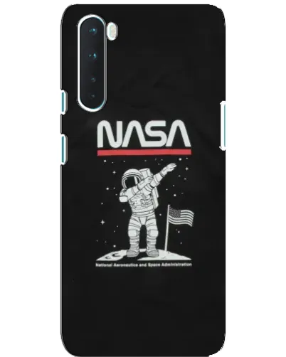 Чехол для OnePlus Nord с картинкой «NASA — шагаем по Луне» Чехол для OnePlus Nord с картинкой «NASA — шагаем по Луне»