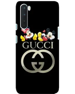 Чехол для OnePlus Nord с картинкой «Gucci — герои Disney»