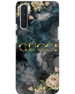 Чехол для OnePlus Nord с картинкой «Абстрактные цветы Gucci»