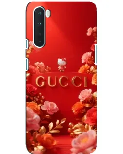 Чехол для OnePlus Nord с картинкой «Gucci — золотой сад»