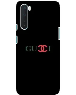 Чехол для OnePlus Nord с картинкой «Gucci — красный градиент»