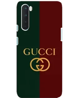 Чехол для OnePlus Nord с картинкой «Gucci — темно-зеленый градиент»