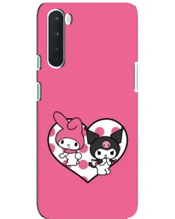 Чохол для OnePlus Nord з картинкою «Kuromi та My Melody» Чохол для OnePlus Nord з картинкою «Kuromi та My Melody»