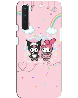 Чохол для OnePlus Nord з картинкою «My Melody та Kuromi» Чохол для OnePlus Nord з картинкою «My Melody та Kuromi»