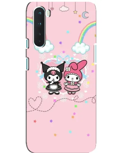 Чохол для OnePlus Nord з картинкою «My Melody та Kuromi» Чохол для OnePlus Nord з картинкою «My Melody та Kuromi»
