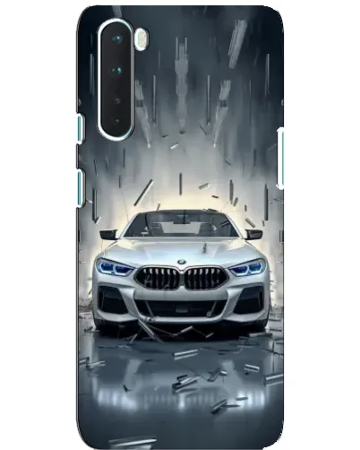 Чохол для OnePlus Nord з картинкою «BMW у світлі фар»