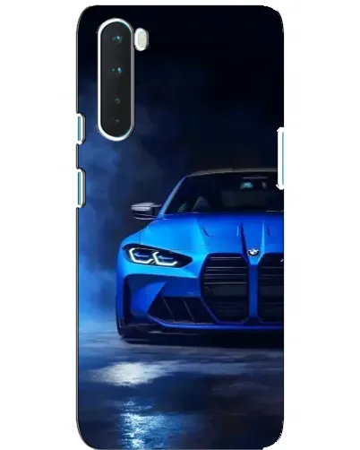 Чохол для OnePlus Nord з картинкою «Блакитна BMW M4»