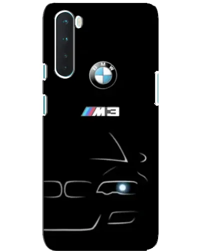 Чохол для OnePlus Nord з картинкою «Мінімалістичний принт BMW M3»