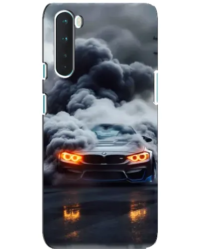 Чохол для OnePlus Nord з картинкою «BMW у диму»