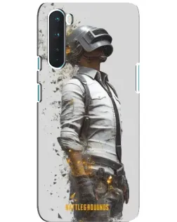 Чохол для OnePlus Nord з картинкою «PUBG — боєць у пилу»