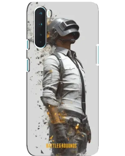 Чохол для OnePlus Nord з картинкою «PUBG — боєць у пилу»