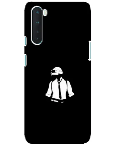 Чохол для OnePlus Nord з картинкою «PUBG — білий шолом»