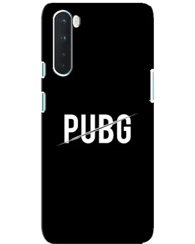 Чохол для OnePlus Nord з картинкою «PUBG — білий логотип»